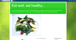 Desktop Screenshot of eatwellhealthy.blogspot.com