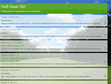 Tablet Screenshot of golfgeekgirl.blogspot.com