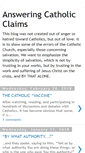 Mobile Screenshot of answeringcatholicclaims.blogspot.com