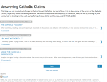 Tablet Screenshot of answeringcatholicclaims.blogspot.com