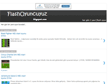 Tablet Screenshot of flashoyuncuyuz.blogspot.com