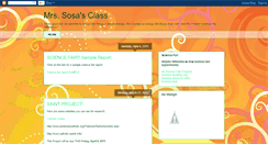 Desktop Screenshot of mrssosa.blogspot.com