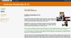 Desktop Screenshot of andreasmudiardjo.blogspot.com