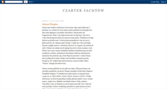 Desktop Screenshot of czarterjachtow.blogspot.com