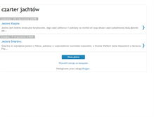 Tablet Screenshot of czarterjachtow.blogspot.com
