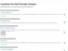 Tablet Screenshot of kidfriendlyschools.blogspot.com