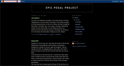 Desktop Screenshot of epicpedal.blogspot.com