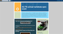 Desktop Screenshot of nantahalaopen.blogspot.com