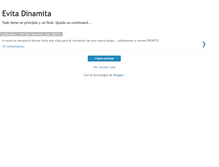 Tablet Screenshot of evitadinamita.blogspot.com