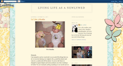 Desktop Screenshot of livinglifeasanewlywed.blogspot.com