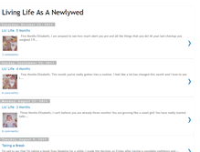 Tablet Screenshot of livinglifeasanewlywed.blogspot.com