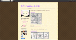 Desktop Screenshot of elcielodelazul.blogspot.com
