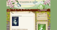 Desktop Screenshot of elmedallondecristal.blogspot.com