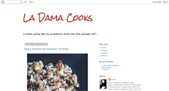 Desktop Screenshot of ladamacooks.blogspot.com