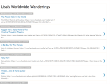 Tablet Screenshot of lisasworldwidewanderings.blogspot.com