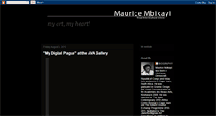 Desktop Screenshot of mauricembikayi.blogspot.com