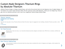 Tablet Screenshot of custom-made-titanium-rings.blogspot.com