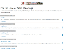 Tablet Screenshot of 4theloveofsalsadancing.blogspot.com