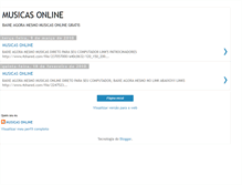 Tablet Screenshot of musicasonline2010.blogspot.com