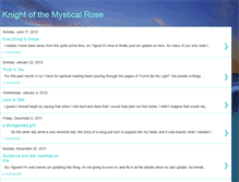 Tablet Screenshot of knightofthemysticalrose.blogspot.com