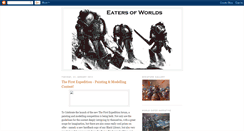 Desktop Screenshot of eatersofworlds.blogspot.com