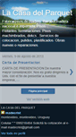Mobile Screenshot of lacasadelparquet.blogspot.com