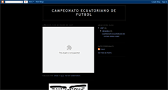 Desktop Screenshot of campeonatoecuatoriano.blogspot.com
