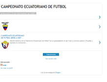 Tablet Screenshot of campeonatoecuatoriano.blogspot.com