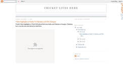 Desktop Screenshot of cricketallround.blogspot.com