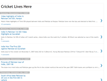 Tablet Screenshot of cricketallround.blogspot.com