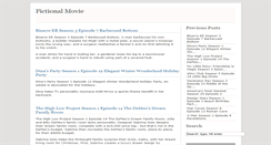 Desktop Screenshot of fictionalmovie.blogspot.com