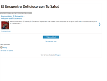 Tablet Screenshot of elencuentrocontusalud.blogspot.com