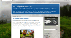 Desktop Screenshot of livingprepared.blogspot.com