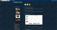 Desktop Screenshot of bjornisoke.blogspot.com