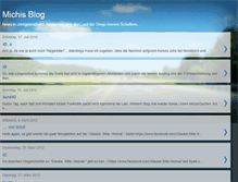 Tablet Screenshot of michiberghoff.blogspot.com