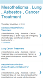 Mobile Screenshot of cancer-mesothelioma-treatment.blogspot.com