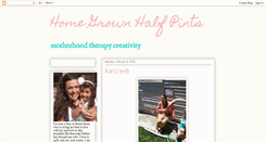 Desktop Screenshot of homegrownhalfpints.blogspot.com