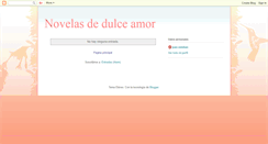 Desktop Screenshot of dulceamornovelas.blogspot.com