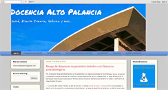 Desktop Screenshot of docenciaaltopalancia.blogspot.com