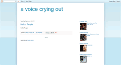 Desktop Screenshot of a-voice-crying-out.blogspot.com