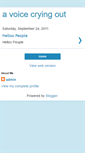 Mobile Screenshot of a-voice-crying-out.blogspot.com