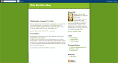 Desktop Screenshot of dirtydorothysblog.blogspot.com