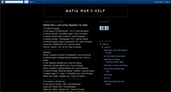 Desktop Screenshot of mafiawarshelppage.blogspot.com