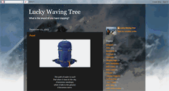 Desktop Screenshot of luckywavingtree.blogspot.com