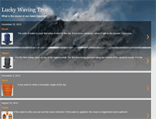 Tablet Screenshot of luckywavingtree.blogspot.com