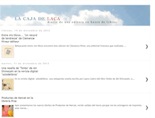 Tablet Screenshot of lacajadelaca.blogspot.com