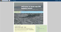Desktop Screenshot of cep594.blogspot.com