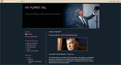Desktop Screenshot of mypuppetpal.blogspot.com