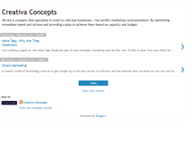 Tablet Screenshot of creativaconcepts.blogspot.com
