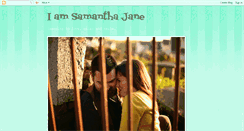 Desktop Screenshot of iamsamanthajane.blogspot.com